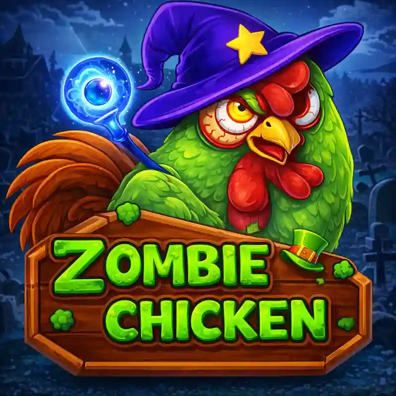 Zombie Chicken slot game banner on phtaya10